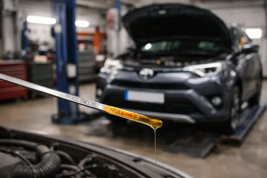 toyota rav4 какое масло лить